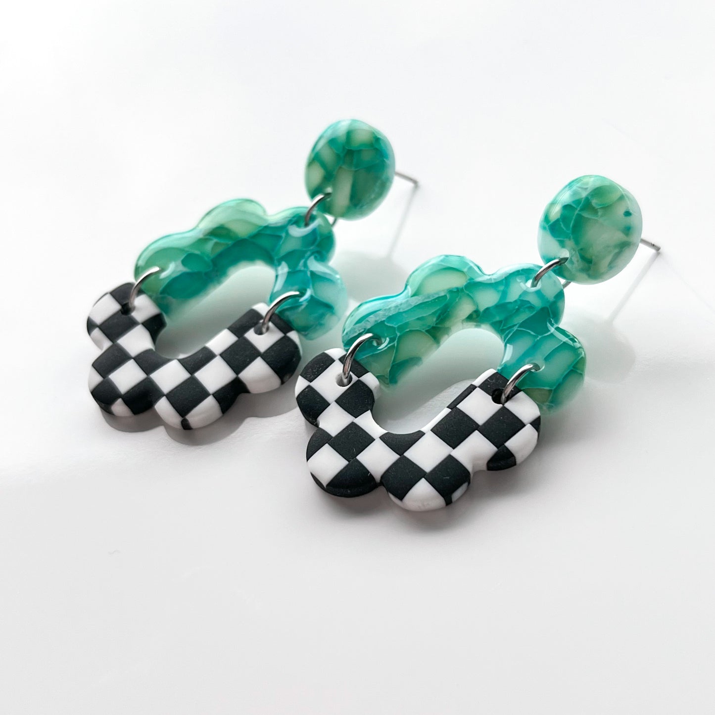 Alayna • Aqua & Checks