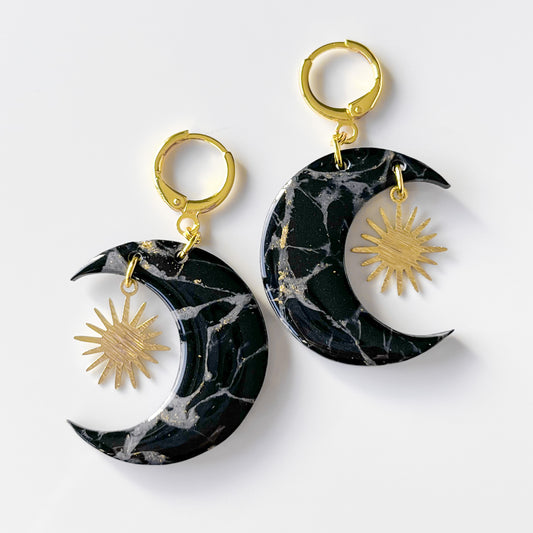 Moons • Black Marble • Starburst