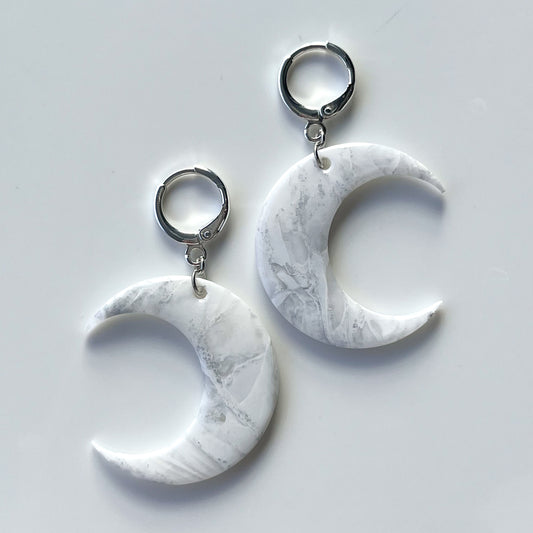 Moons • White + Silver