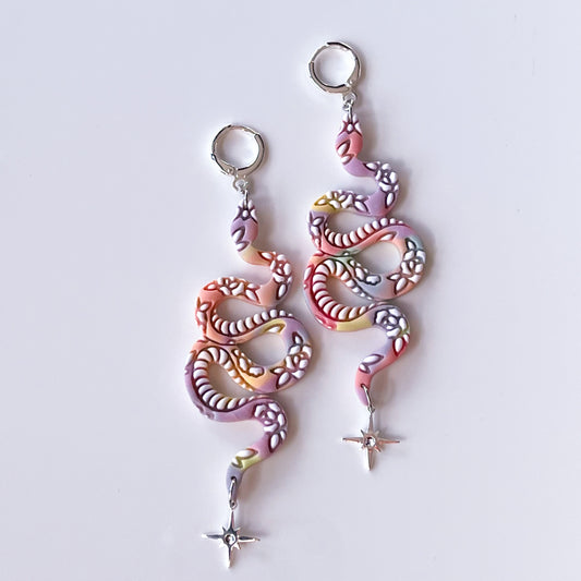 Floral Snakes • Tie Dye • Sparkle