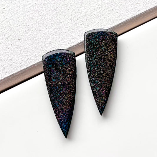 Rachel • Stud • Dark Rainbow