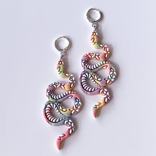 Floral Snakes • Tie Dye